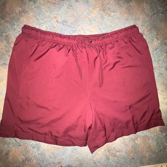 DSG Men's‎ Rec Shorts, XL, Burgundy - Picture 1 of 8